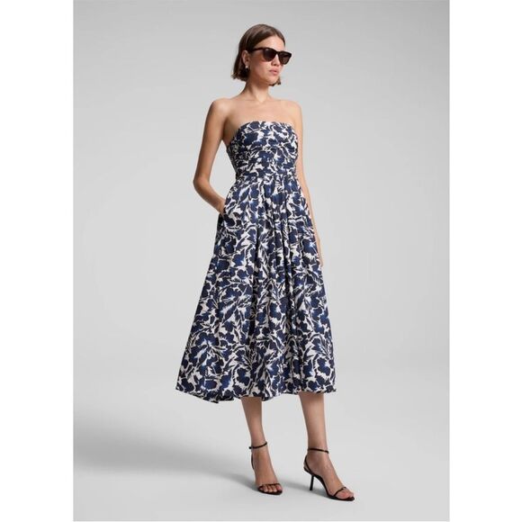 A.L.C Tate Strapless Midi Dress US 2 - Picture 1 of 7